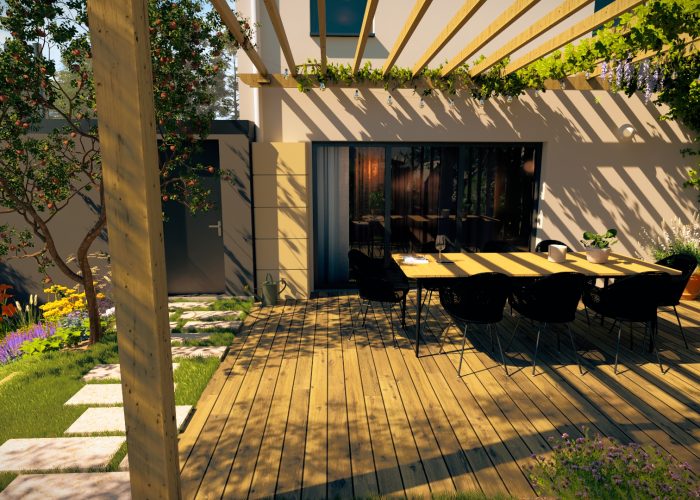 Jardin urbain breton