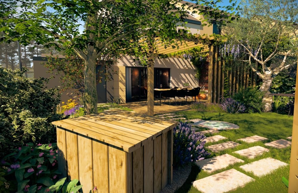 Jardin urbain breton