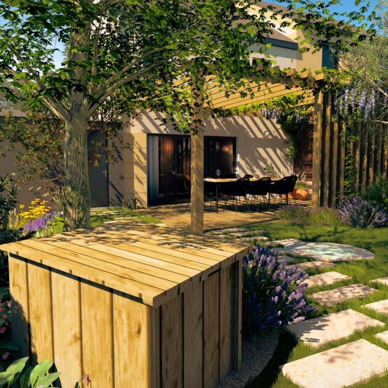 Jardin urbain breton