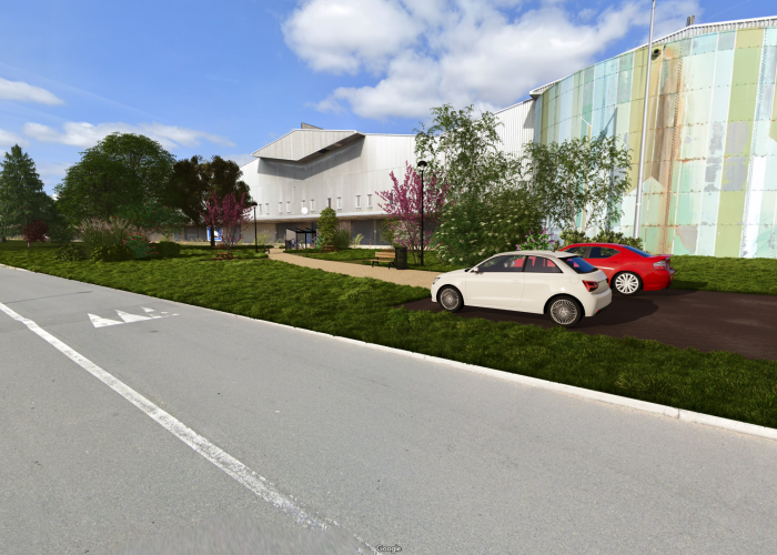 Végétalisation ext. entreprise