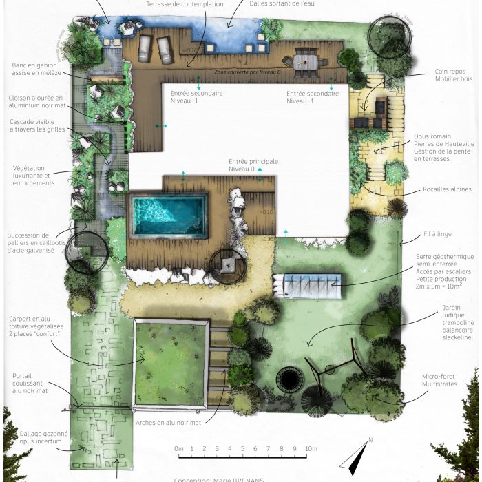 Jardin privé (74) >300m²