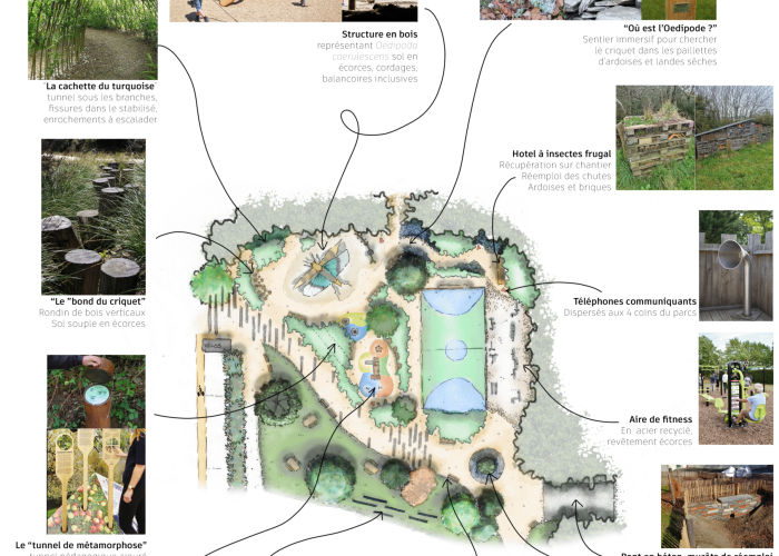 zoom sur l'aire ludique